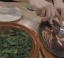 Grilled Squid on Iron Plate