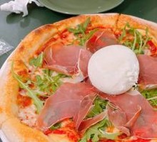 Parma Ham and Burrata Pizza
