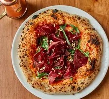 Italian Dried Beef Ham Pizza