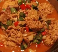 Spicy Fish Roe and Swim Bladder Stir-fry