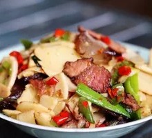 Bamboo Shoots Stir-Fried with Preserved Pork