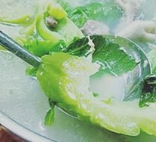 Bitter Melon and Chicken Offal Soup