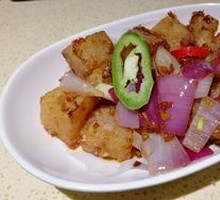 XO Sauce Stir-Fried Radish Cake