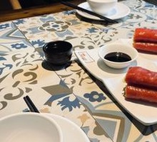 Golden Shrimp Red Rice Noodle Roll