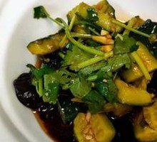 Cucumber, Wood Ear Mushroom and Century Egg Salad