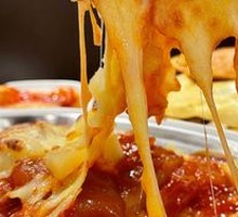 Golden Cheese Tomato Baked Pork Rice