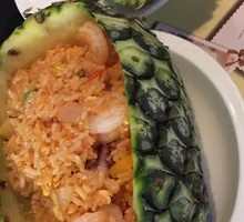 Coconut Shell Seafood Baked Rice