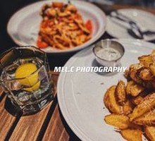 Crispy Potato Cubes with Black Truffle Sauce