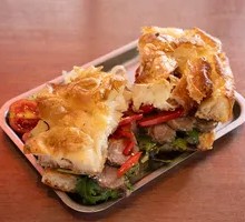 Grilled Pepper Beef Italian Sandwich