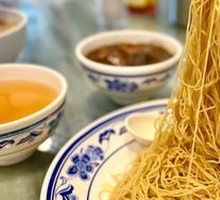Pork Lard Noodles with Whole Eggs