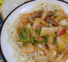 Beef and Cabbage Noodles