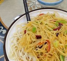 Spicy Sour Potato Noodles