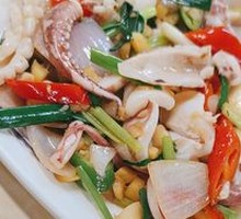 Stir-Fried Fresh Squid