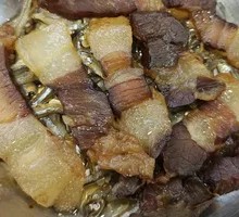 Steamed Sea Fish with Preserved Meat Rice