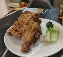 Fried Chicken Leg Rice