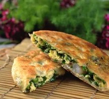 Leek and Egg Pancake