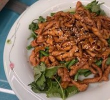 Black Bean Sauce Goose Intestines