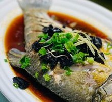 Steamed Sea Bass with Preserved Olive
