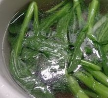 Salt-Boiled Rural Cabbage with Mountain Spring Water