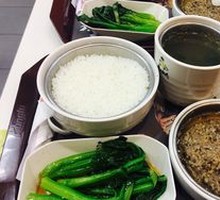 Fresh Diced Mushroom Pork Patty Rice