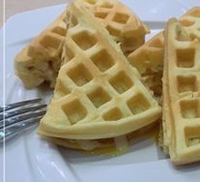 Butter Milk Sauce Waffle