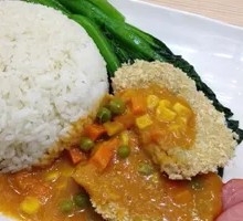 Black Pepper Pork Chop Rice