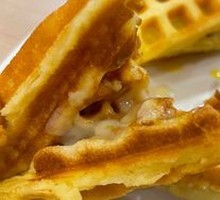 Butter Milk Sauce Waffle