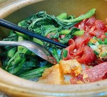 Preserved Meat and Fish Dry Clay Pot Rice