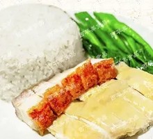 Ginger and Scallion Boiled Chicken with Braised Pork Rice