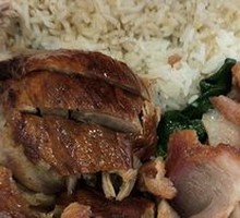Char Siu and Roast Duck Leg Rice