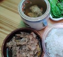 Steamed Spare Ribs with Fermented Black Beans Rice