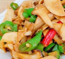 Stir-fried Pork with King Oyster Mushrooms