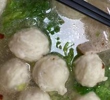 Squid Ball Noodle Soup