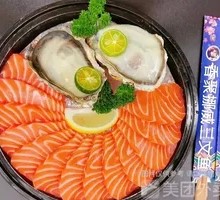 Salmon and French Oysters Platter