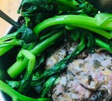 Mei Cai Pork Patties with Rice
