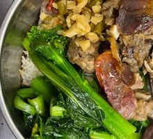 Preserved Meat and Pork Rib Rice