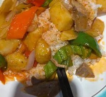 Beef and Potato Rice Bowl