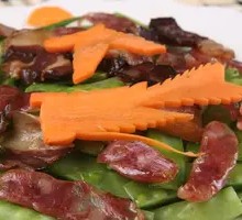 Stir-Fried Chinese Peas with Preserved Meat