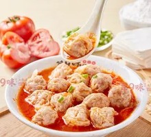 Tomato Soup Pork Dumplings