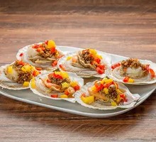 Charcoal-Grilled Scallop with Vermicelli