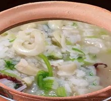 Fresh Squid Rice Porridge