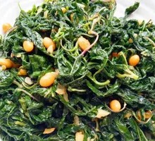 Stir-fried Hemp Leaves