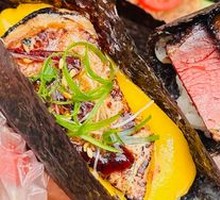 Mango Berry Vinegar Foie Gras Hand Roll