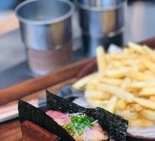 American Smoked Beef Hand Roll