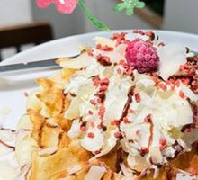 Fresh Milk Ice Cream Pancake