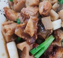 Braised Pork Belly with Lotus Root