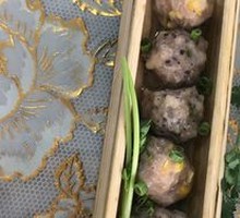 Bamboo Tube Meatballs