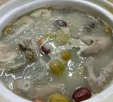 Soil-Fu-Cen Herbal Medicine Stew with Young Pigeon