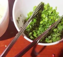 Scrambled Eggs with Green Onions