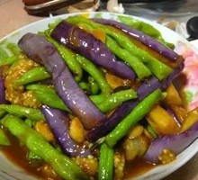 Eggplant and Green Beans Stir-fry